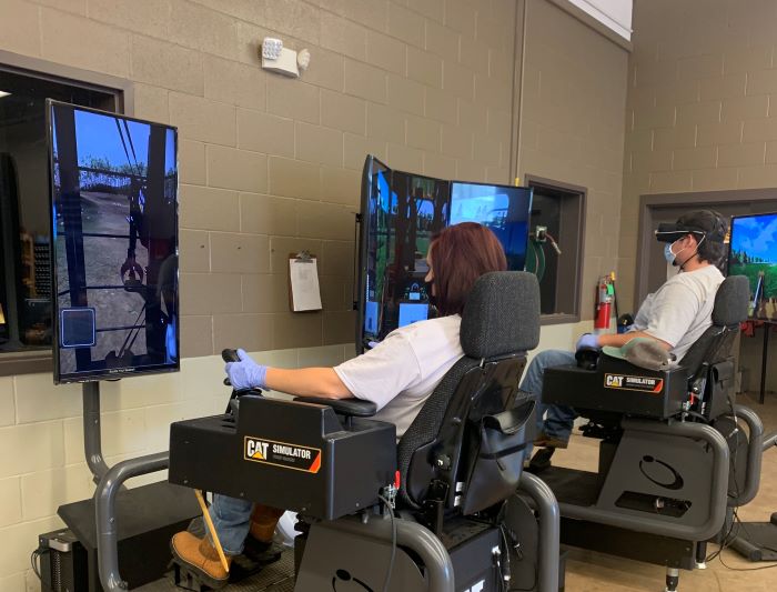 CLTCC Adds Bulldozer Simulator for Forestry Technology Training | Winn ...