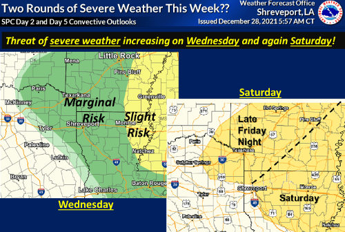 Vining Weather Map Severe Weather in Forecast this Week | Winn Parish Journal