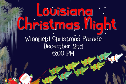 Ball louisiana christmas parade